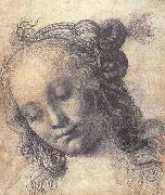 Head of a Girl, Andrea del Verrocchio